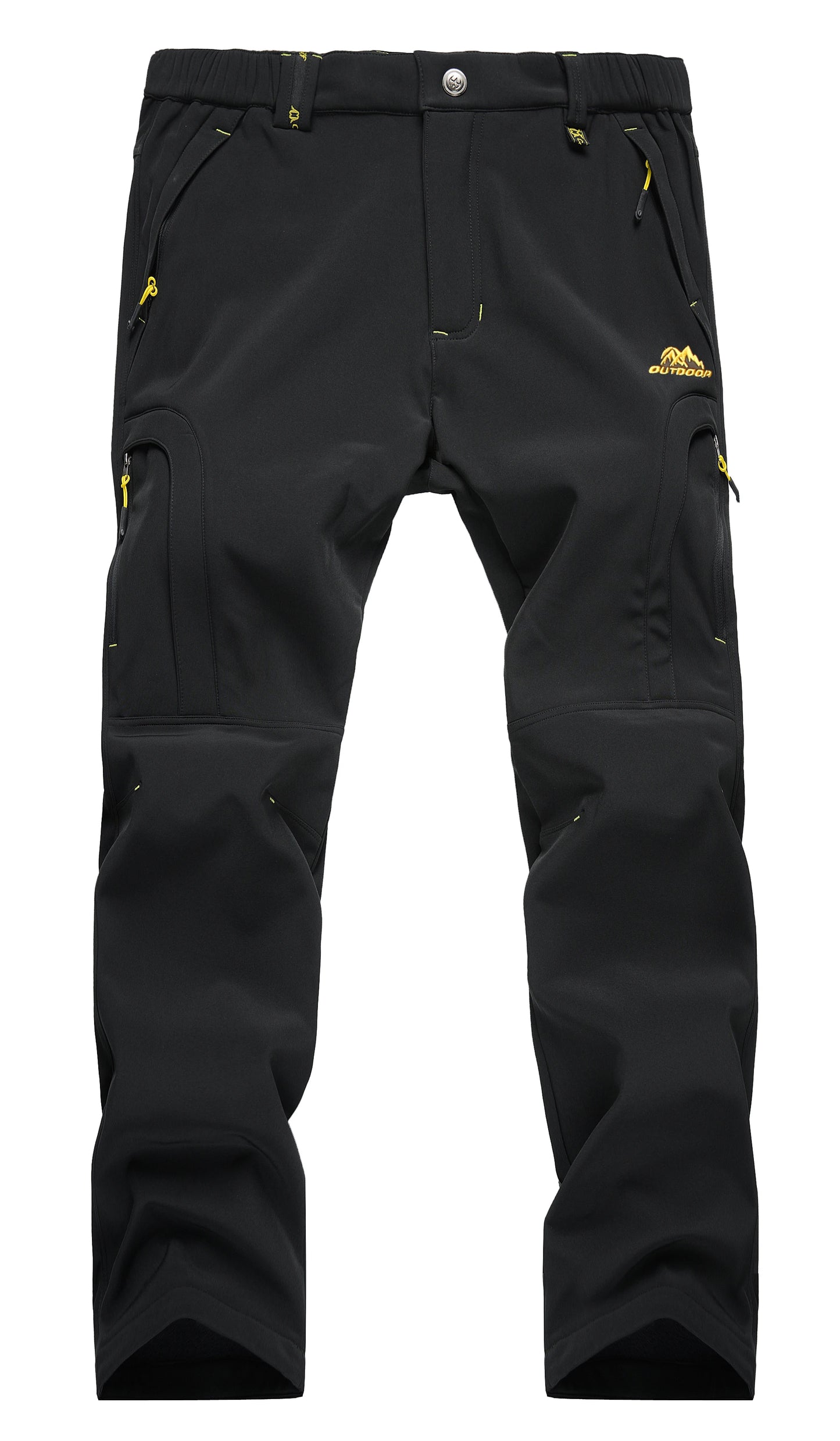 Men's Waterproof Hiking Pants Outdoor Fleece Lined Snow Ski Pants