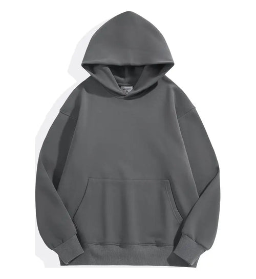 500GSM Heavy Weight Fashion Men's Hoodies New Autumn Winter Casual