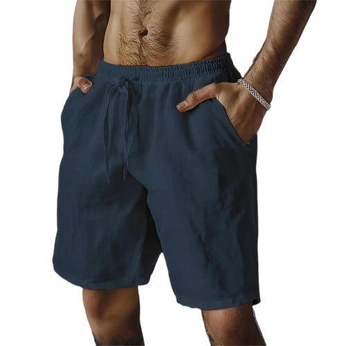 Summer New Men's Breathable Shorts Hawaii Beach Short Pants Male Solid