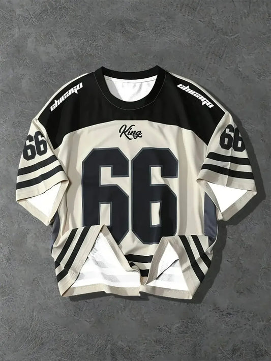 The 2025 summer new men's T-shirt is a casual fashionable sporty