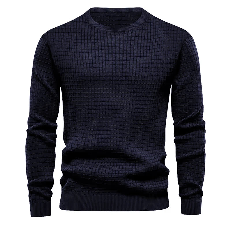 New Men's Crew Neck Sweatshirts Solid Color Large Sweatwear Spring