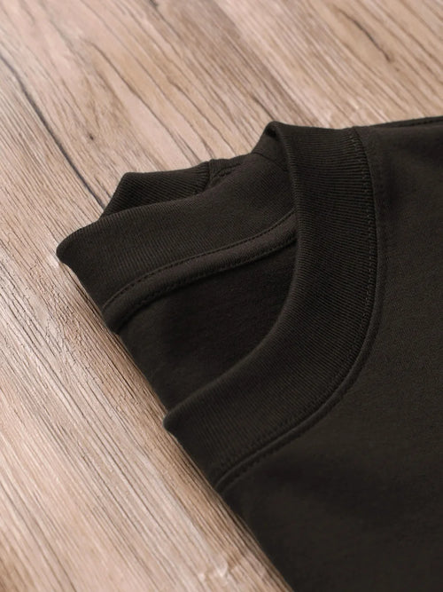 11.29oz 320Grams Heavy Cotton Weight Oversized Loose Men T-shirt Solid