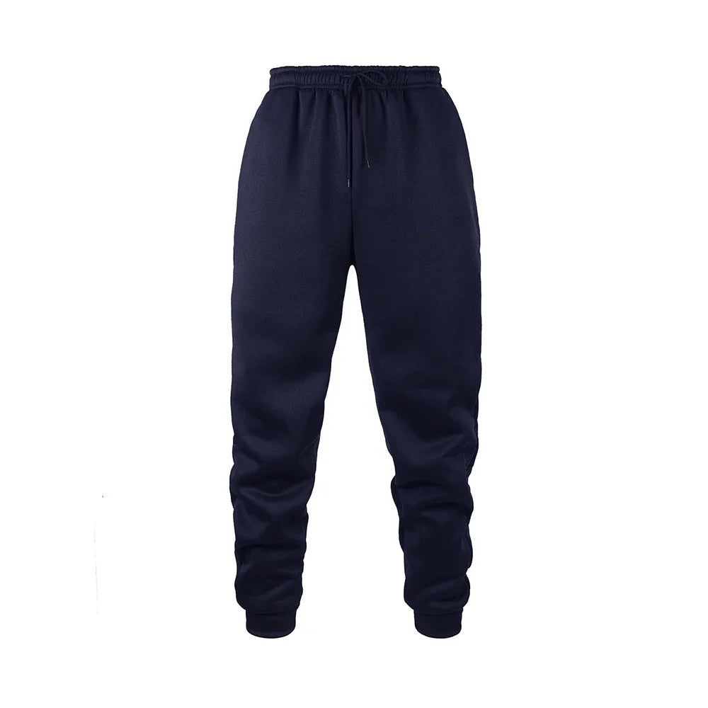 For Men Autumn and Winter Casual Jogging Pants Fleece Sweatpants for