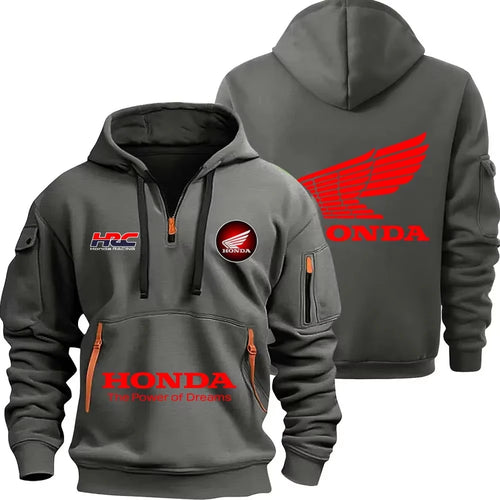 Honda zipper hoodie outdoor sports enthusiasts 2025 new men and women