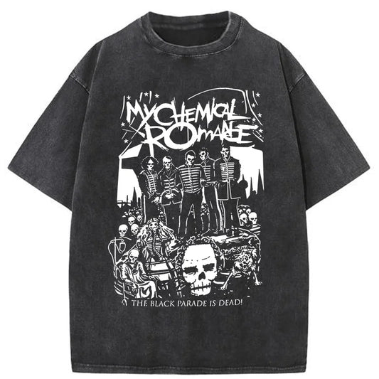 Summer My Chemical Romance Mcr Dead Men's T-Shirt Black Parade Punk