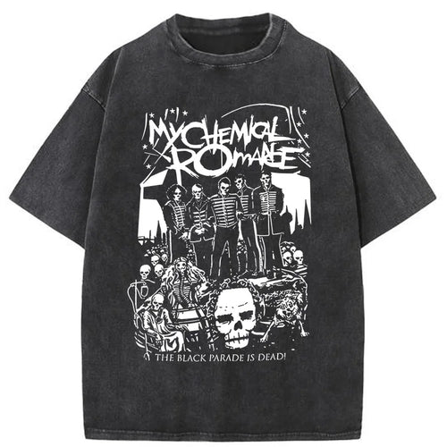 Summer My Chemical Romance Mcr Dead Men's T-Shirt Black Parade Punk