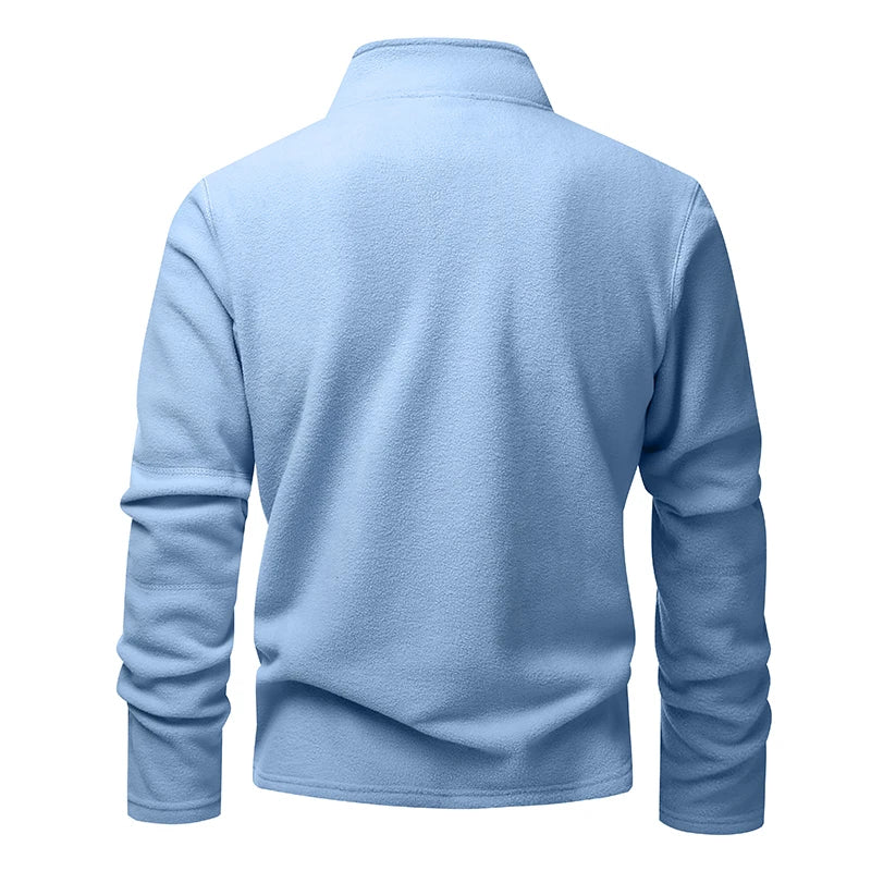 Men's Hoodies Sweatshirts Thicken Warm Fleece Tracksuit for Men Zipper