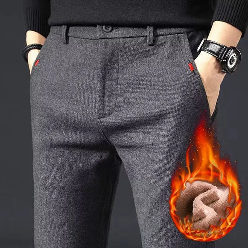 Men's Straight Leg Long Daily Pants Casual Straight Slim Fit Narrow