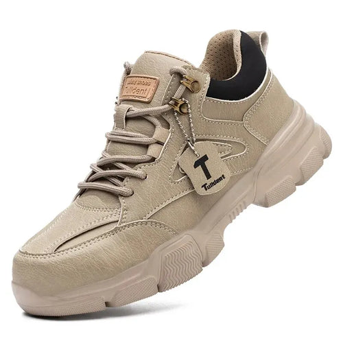 High-quality Safety Shoes Men Steel Wire Rotary Buckle Work Sneakers