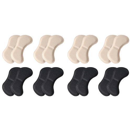 4 Pairs/8 Pairs Heel Insoles Pads Patch Pain Relief Anti-wear Cushion