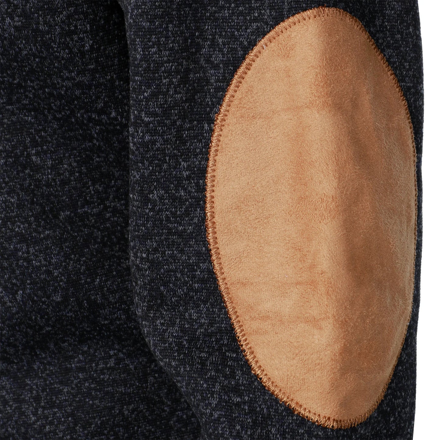 Autumn and winter men's stand collar long sleeve casual knitted
