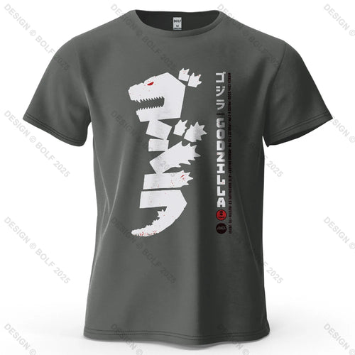 Japan Printed Men's T-Shirt 100% Cotton Oversized Harajuku Style