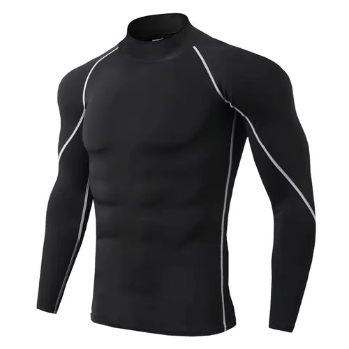 Men Compression Long Sleeve T Shirt Sportswear Male Skinny Tshirt