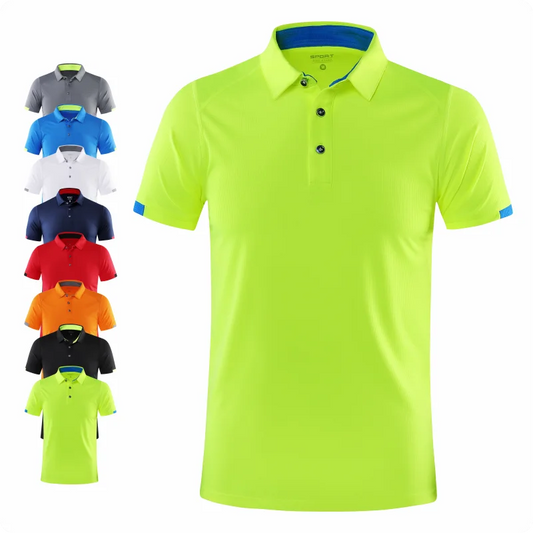 Casual Sports Quick-drying Lapel Short-sleeved POLO Shirt Cycling Suit