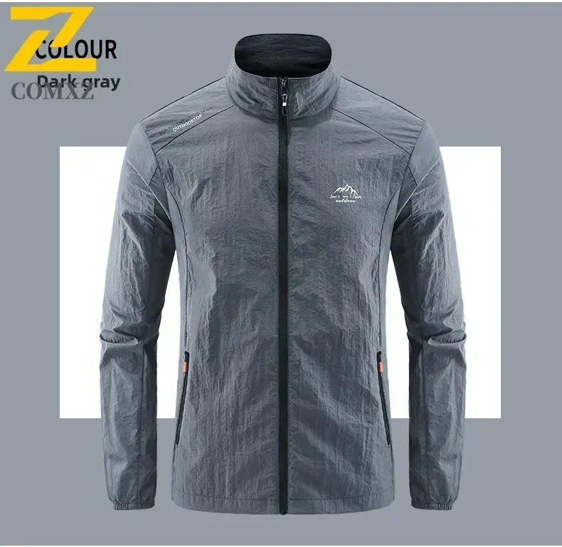 Men UV Sun Protection Jacket Summer Lightweight Breathable Fishing