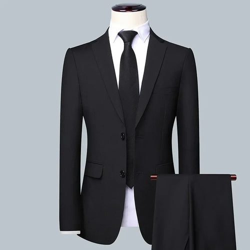 Suit Boutique Men's Fashion Business (Blazer+ Vest + Trousers)
