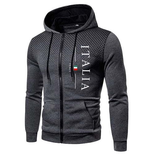 Autumn Winter Popular Men's Tracksuit Zipper Hoodie and Sweatpants