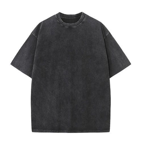 Custom Your LOGO Hip Hop Streetwear Men 100% Cotton T-shirts Oversized