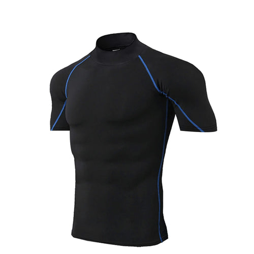 Compression T Shirt Men Quick Dry Short Sleeve Casual Summer