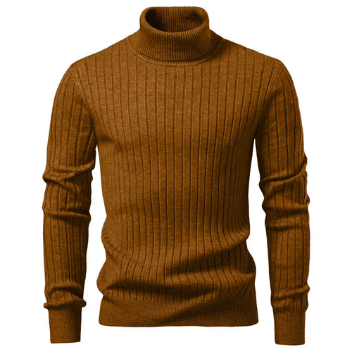 Animal Game Men's Cold Blouse Casual Sweaters Woolen Turtleneck