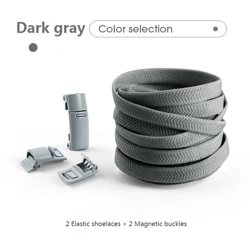 Colorful Magnetic Lock Shoelaces without ties Elastic Laces Sneakers