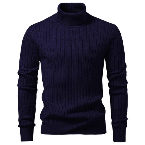 Animal Game Men's Cold Blouse Casual Sweaters Woolen Turtleneck