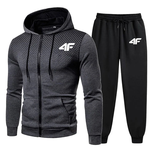 Men's Tracksuit Hooded Casual Hot Sale Single Piece Zipper Sweatshirt