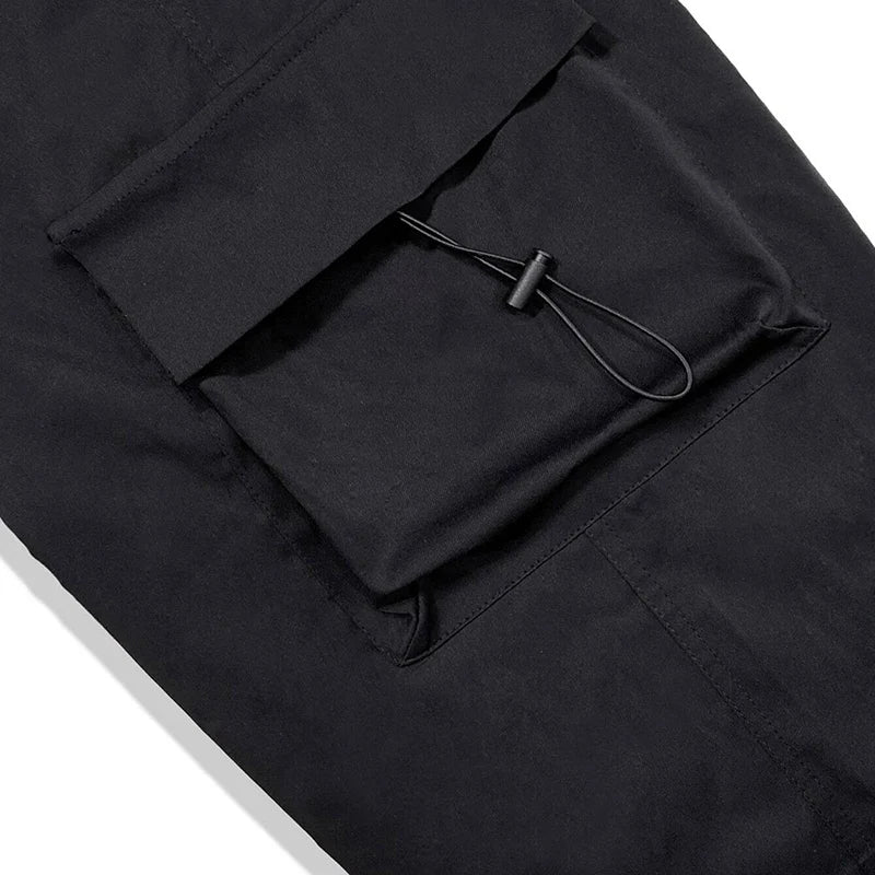 Men's Casual Cargo Pants Fashion Streetwear Classic Man Straight