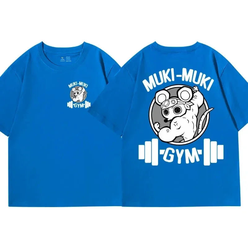 Anime Demon Slayer Uzui Tengen Print T-shirts Unisex Funny Ninja Mice