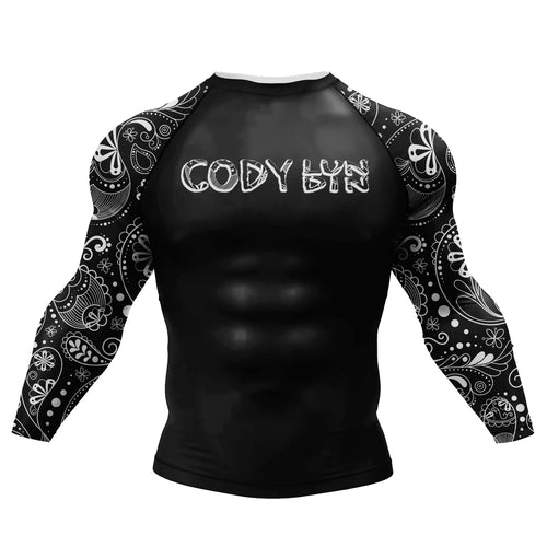 Cody Lundin Tattoo Men's Gym Compression Tshirt Masculine Sublimation