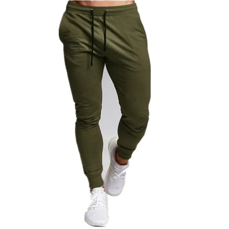 Casual Pants Men's Jogger Sweatpants Large Size Elastic Waist Sports
