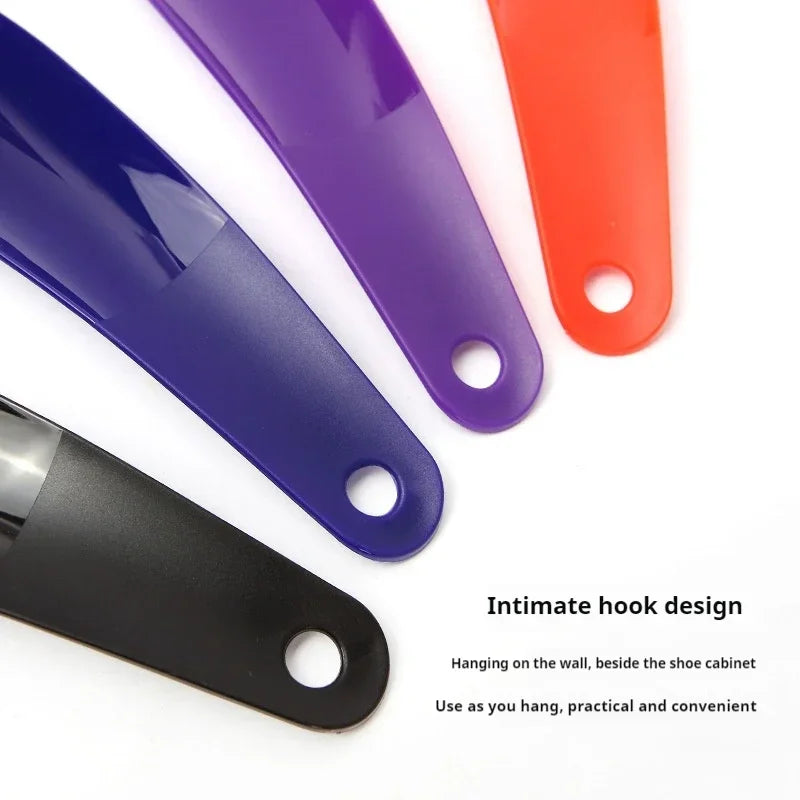 NEW 16cm Single Piece Short Handle Plastic Shoe Horn Handle Shoehorn