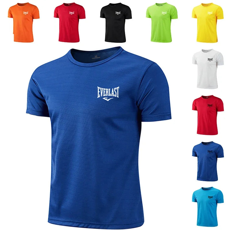 2025 Men's Summer Exercise Trainning Boxing T-shirts High Grade