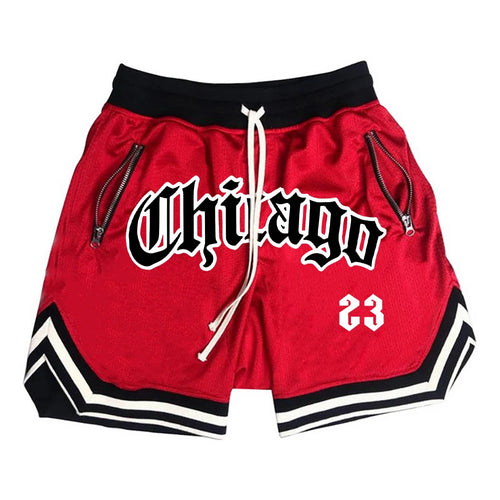 Summer New Men's Sports Fitness Shorts Men Basketball Game Training