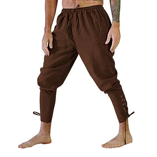 Pirate Pant Viking Costume for Men Renaissance Medieval Pants