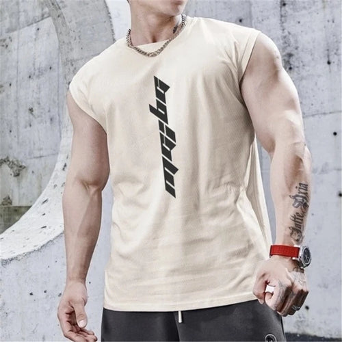 NEW Bodybuilding Sports Tank Tops Men Gyms Fitness Workout Sleeveless
