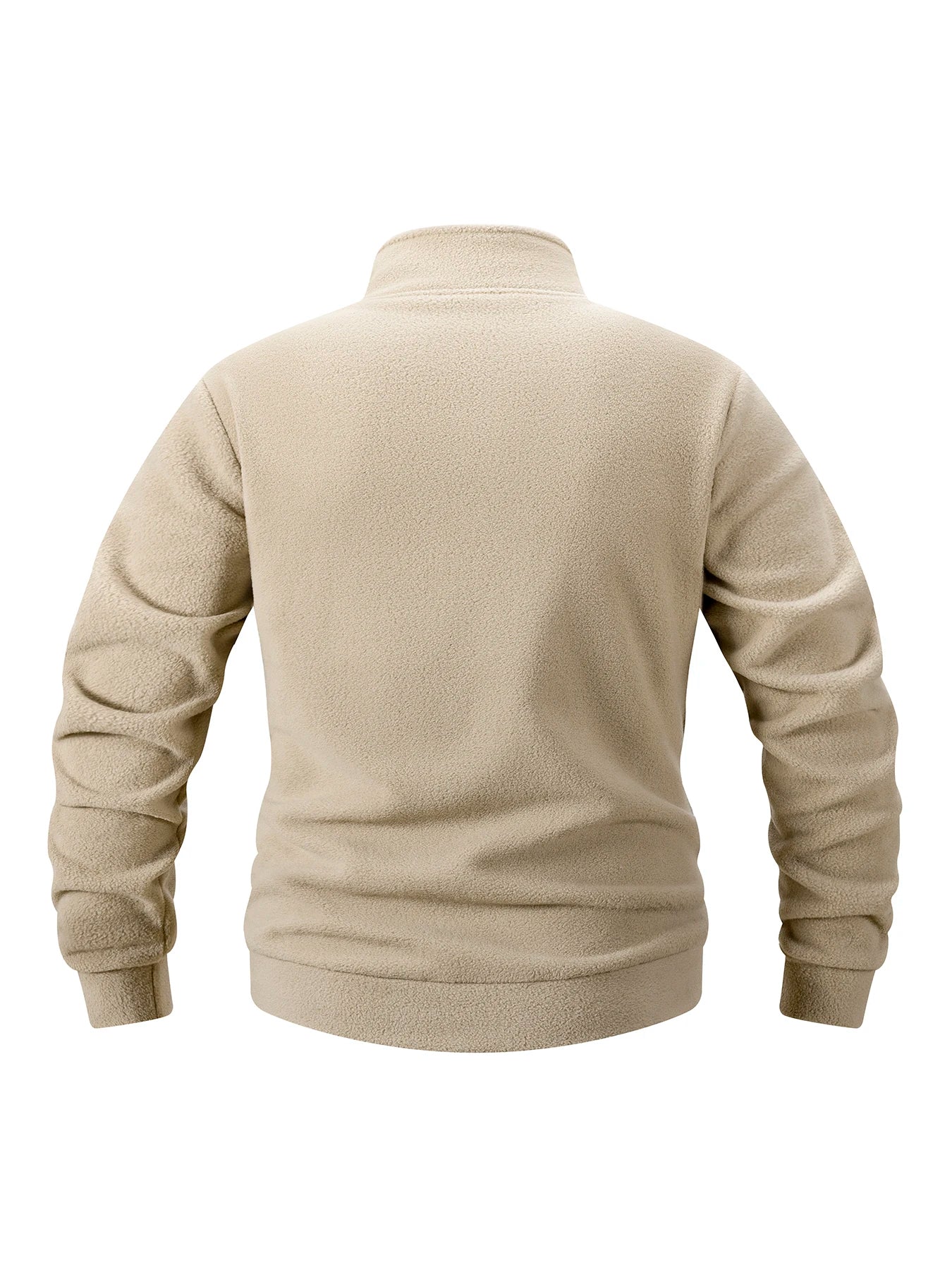 2025 Men Casual Fleece Sweatshirts Tops Men Sport Classic Stand Collar