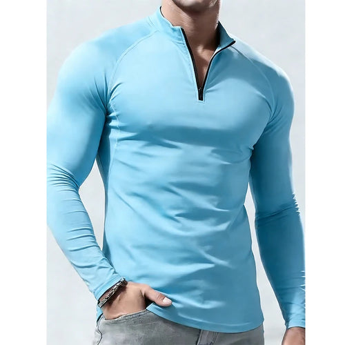 Long Sleeve T Shirt Men Compression Sportswear Male Tshirt Elastic