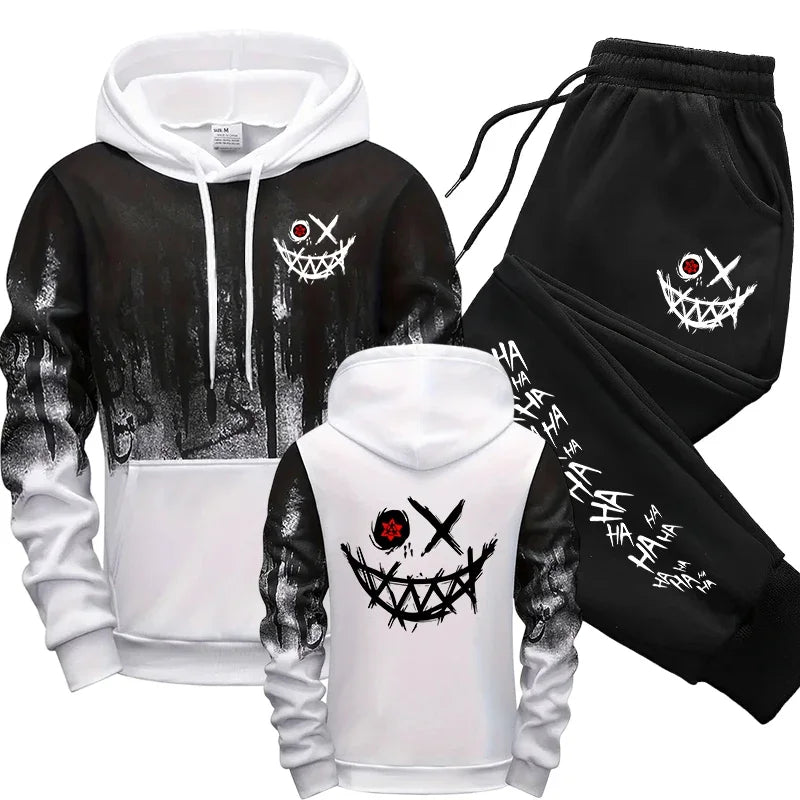 Autumn Winter Male Daily Casual Sports Jogger Suit 2025 Urban Fashion