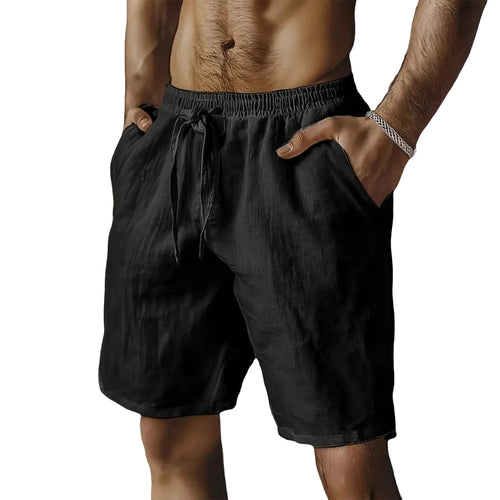 Summer New Men's Breathable Shorts Hawaii Beach Short Pants Male Solid