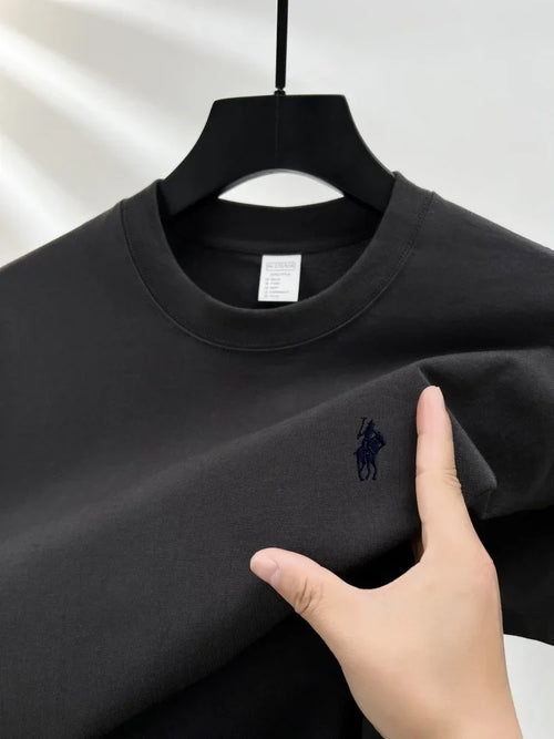 100% pure cotton short sleeve round neck men's T-shirt hot selling