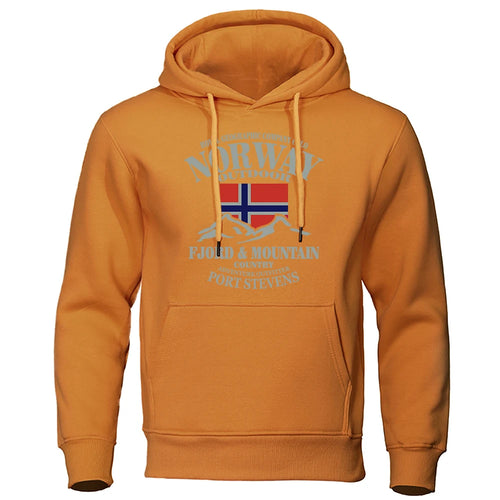 Norway FjordFashion High Quality Hoody Oversize Casual Mountain
