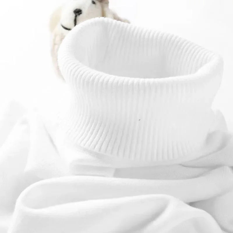 Mens Turtleneck Sweater Slim Fit Knitted Casual Pullover Lightweight
