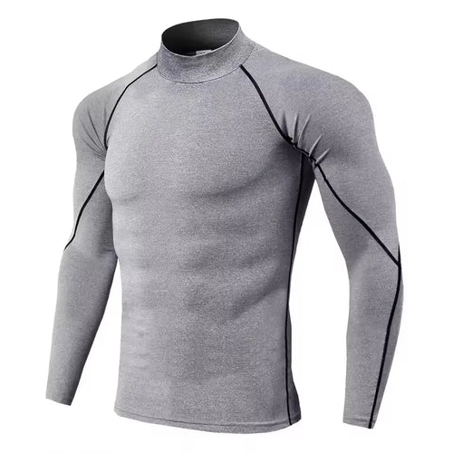 Men Compression Long Sleeve T Shirt Sportswear Male Skinny Tshirt