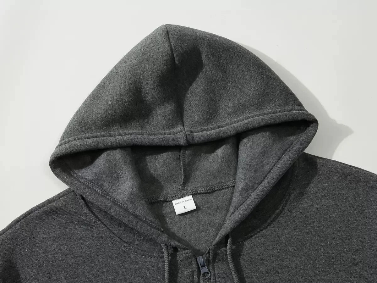 Y2K Zip-Up hoodie, men, clothes with graphic prints, hip hop style,