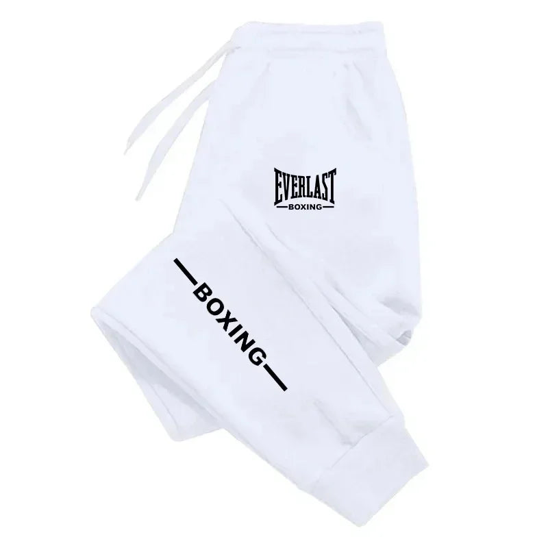 2025 Autumn Winter EVERLAST Printed Running Pants Men Women Outdoor