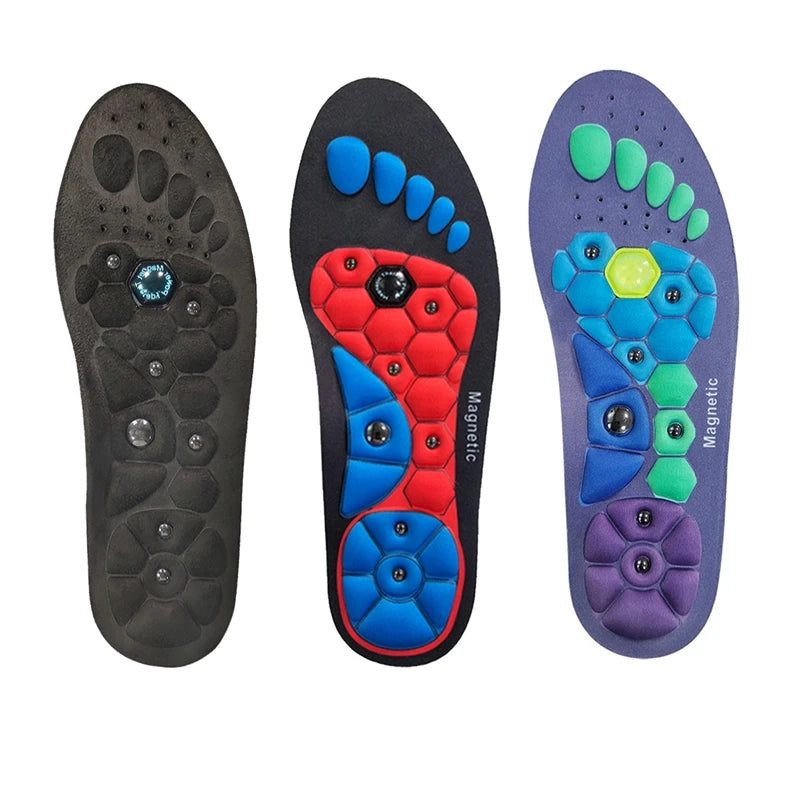 Magnetic Therapy Massage Insoles Men's Foot Acupoint Massage Insoles