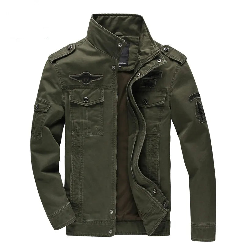 New 2023 Casual Army Military Jacket Men Plus Size M-6XL Jaqueta