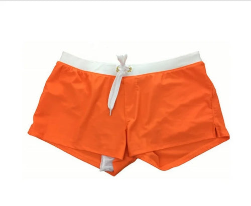 Men's Swimsuit 10 Color Back Pocket Design Quick-drying Beach Men's