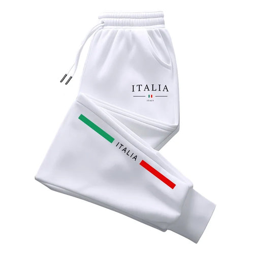 2025 Hot Sale Italy Print Sweatpants High Quality Male Daily Casual